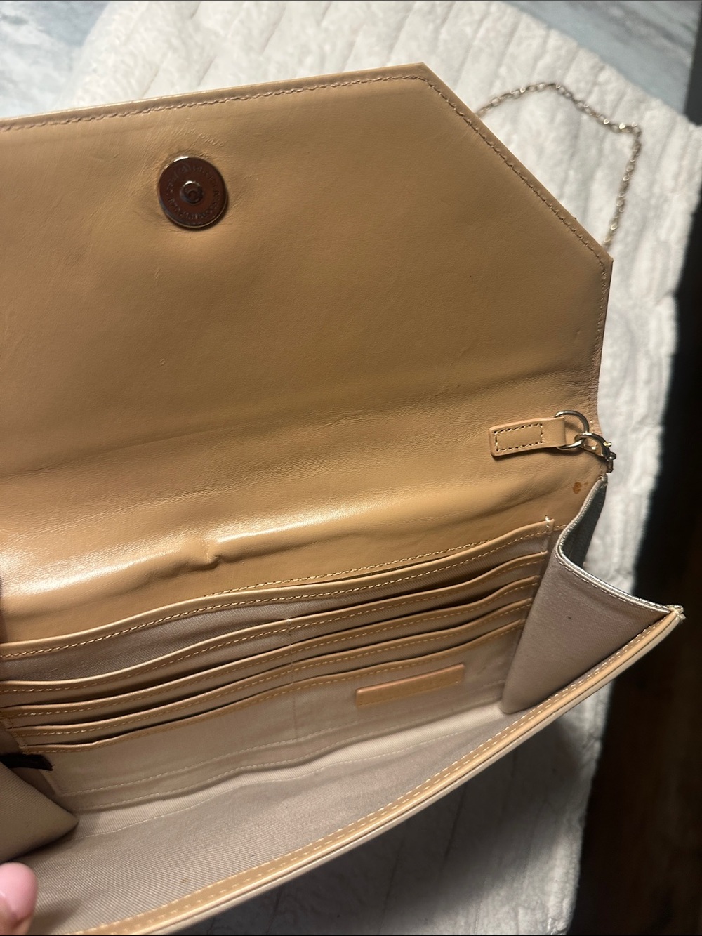 Halogen Gold Metallic Envelope Clutch - Picture 3 of 4